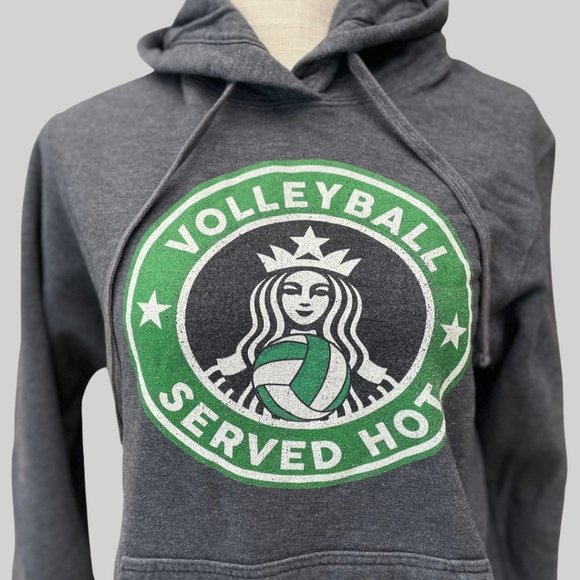 Tops - Graphic Volleyball Hoodie